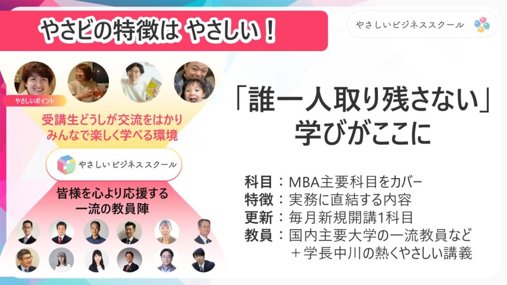 月々わずか734円で、東大・早大など第一人者のMBA講座500本以上が学び放題になるチャンス! 2 image12 月々わずか734円で、東大・早大など第一人者のMBA講座500本以上が学び放題になるチャンス!